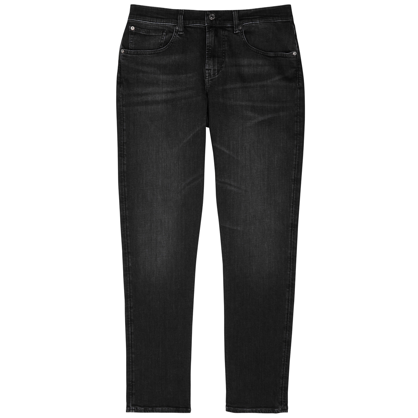 7 For All Mankind Slimmy Tapered Earthkind Jeans - Black - W38