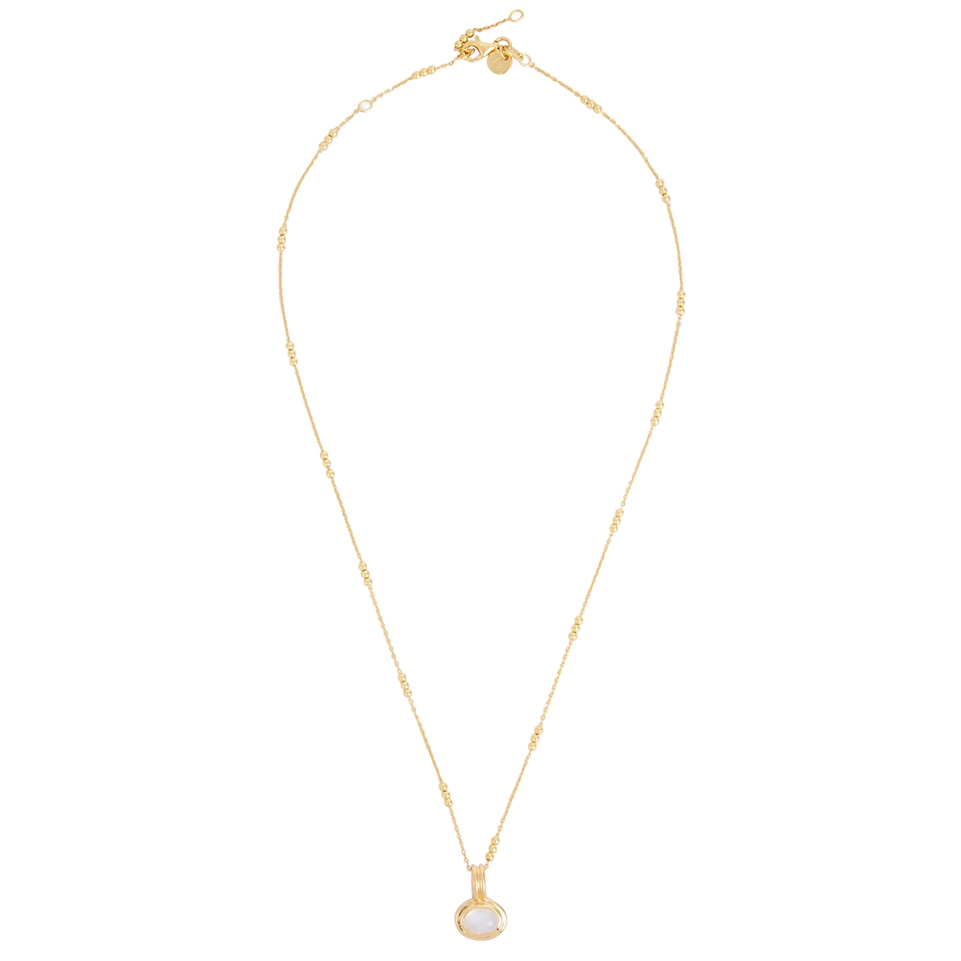 Daisy London Moonstone 18kt Gold-plated Necklace