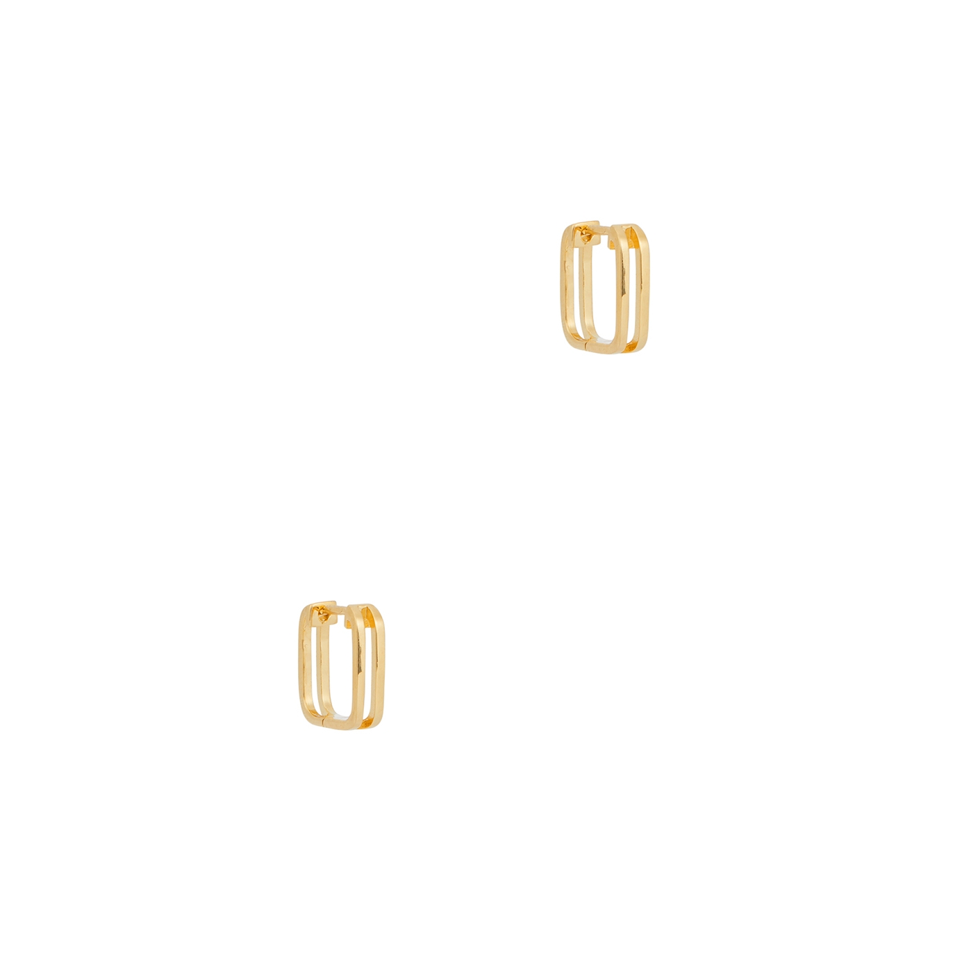 Daisy London Rupi 18kt Gold-plated Hoop Earrings