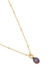 Treasures Black Pearl 18kt gold-plated necklace - Daisy London
