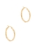 X Estée Lalonde Goddess Glow 18kt gold-plated hoop earrings - Daisy London