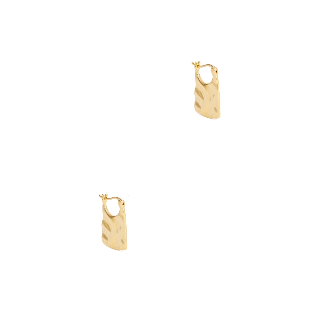 Daisy London X Estée Lalonde Leo 18kt Gold-plated Hoop Earrings