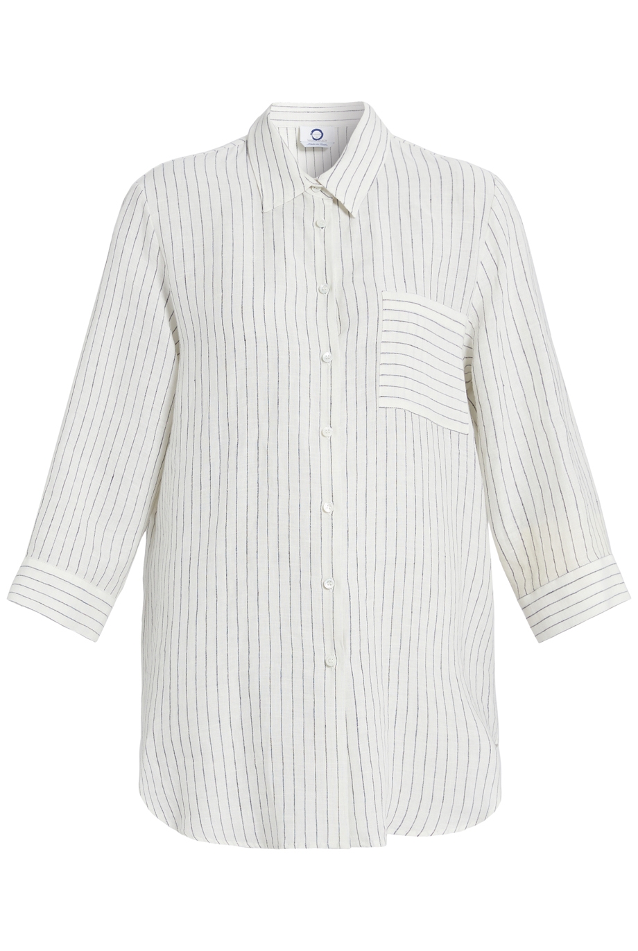 Marina Rinaldi Striped linen shirt - Harvey Nichols