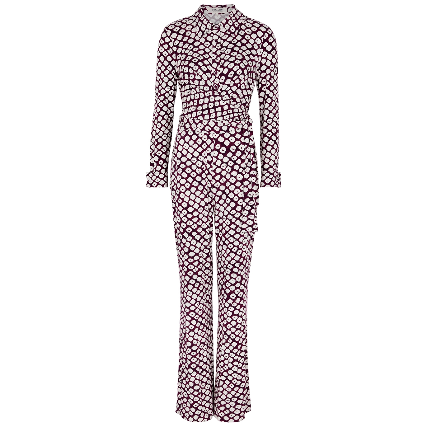 DIANE VON FURSTENBERG DIANE VON FURSTENBERG MICHELE PRINTED JERSEY JUMPSUIT