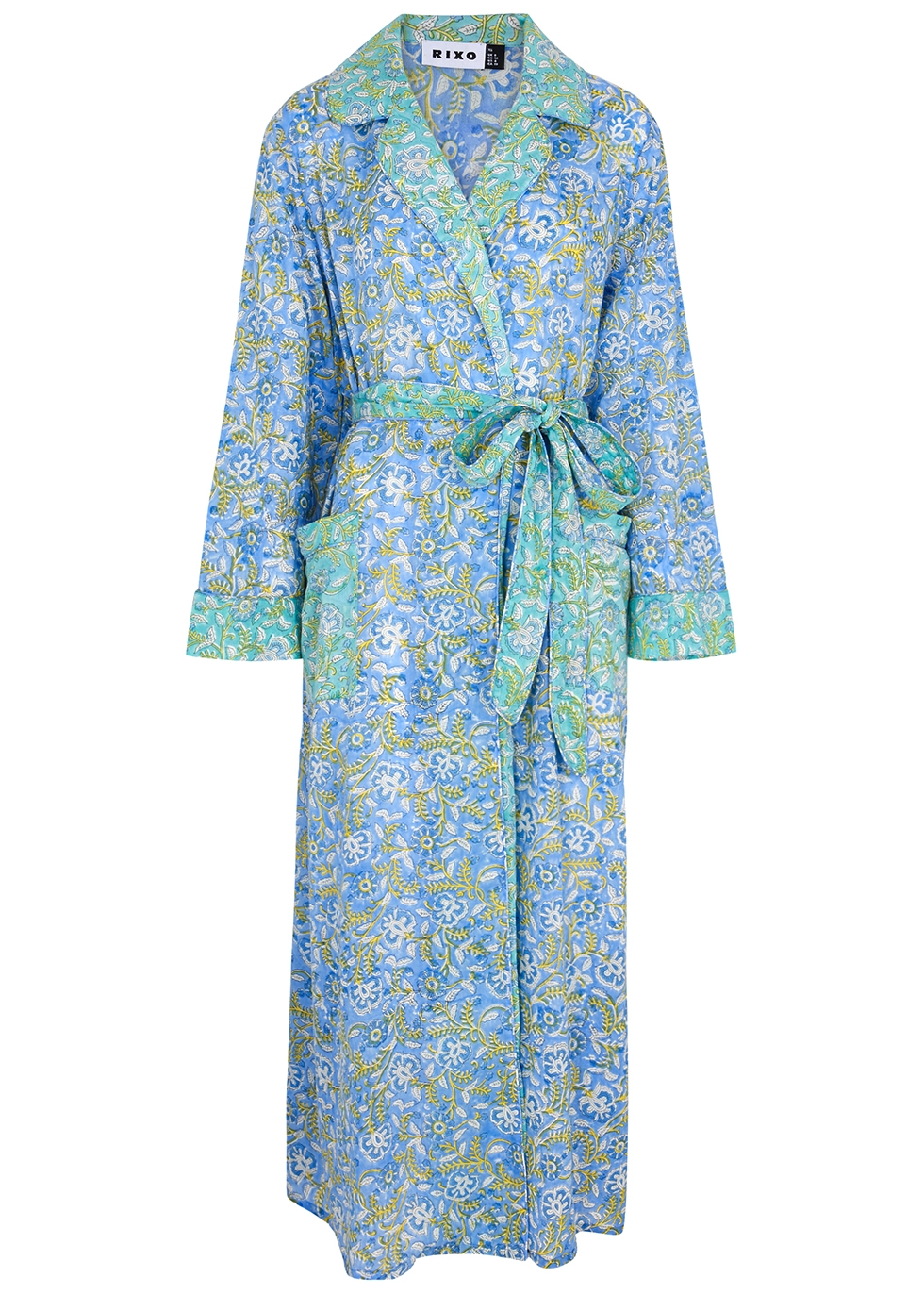 Rixo Marta floral-print cotton robe - Harvey Nichols