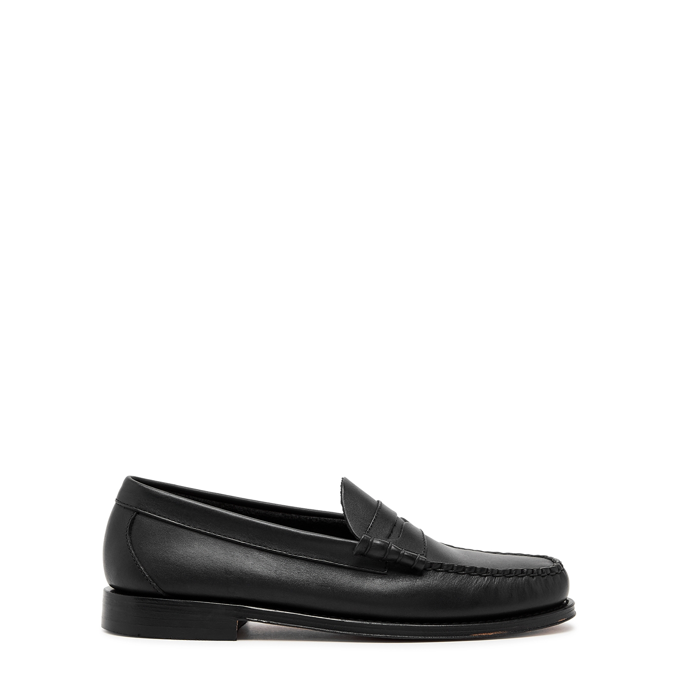 G.H Bass & Co Weejun Heritage Larson Leather Loafers - Black - 8