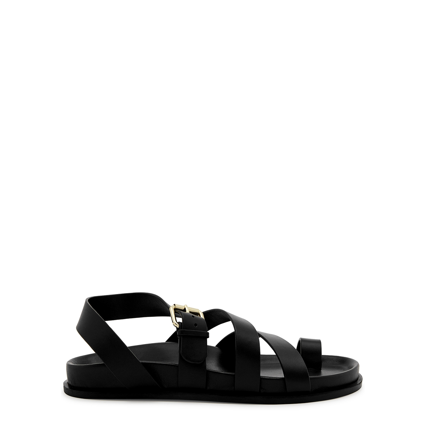 A.emery Lyon Leather Sandals In Black