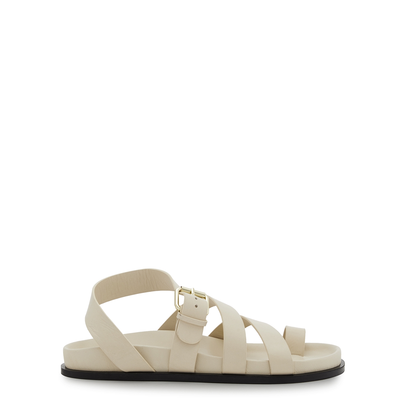 A.emery Lyon Leather Sandals In Off White