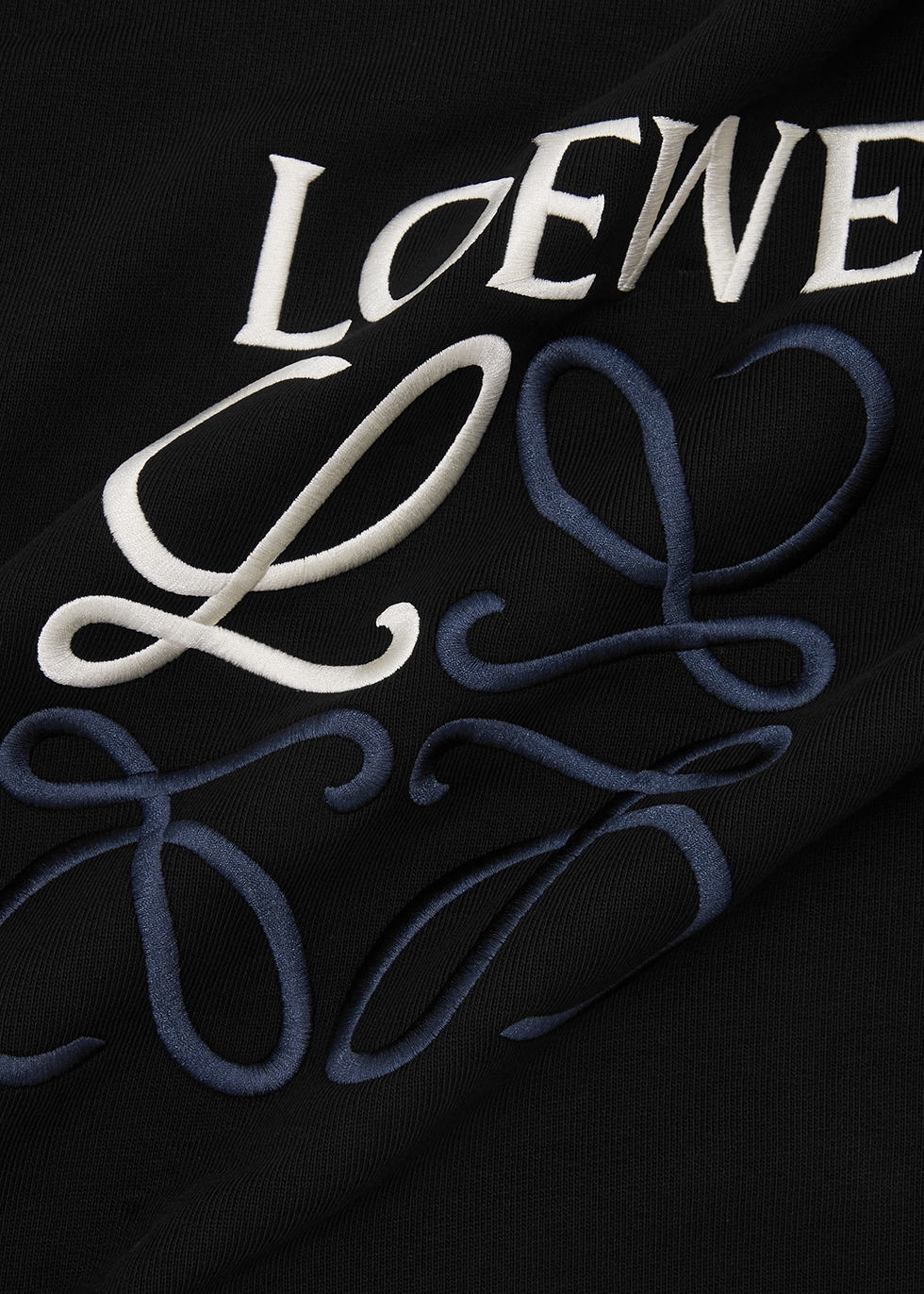 Loewe - Logo-Intarsia Knitted Sweater - Black Loewe