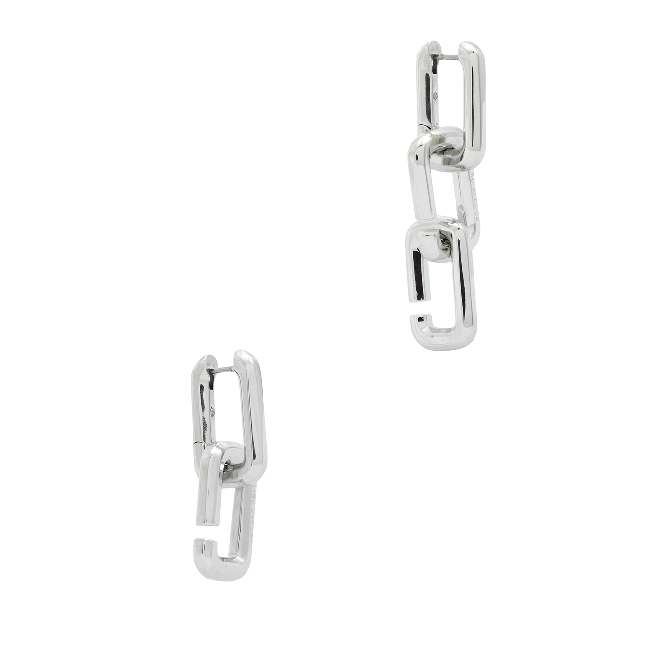 Marc Jacobs J Marc Chain Drop Earrings - Silver - One Size