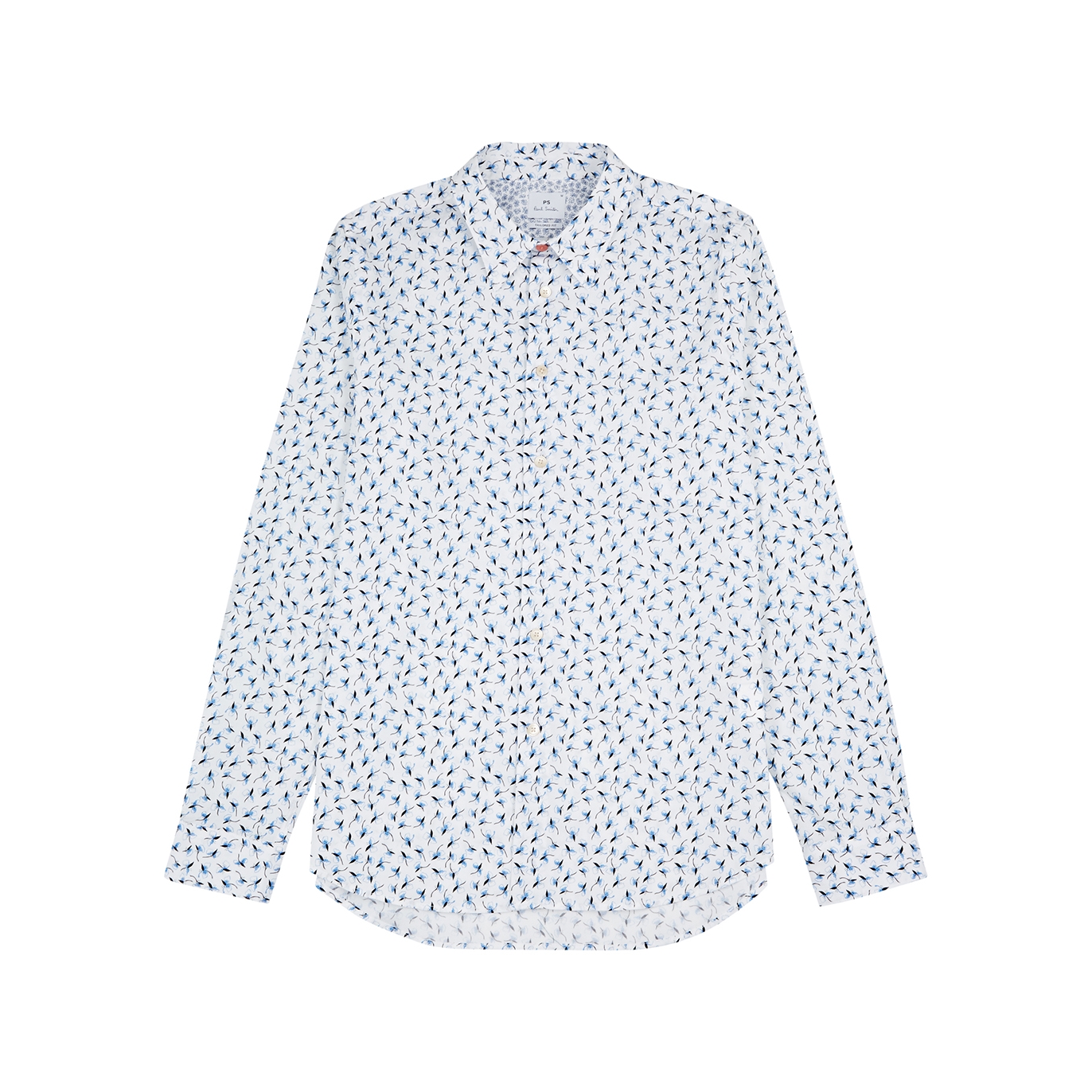 PS Paul Smith Printed Stretch-cotton Shirt - White - L