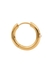 Brigitte 18kt gold-plated hoop earrings - ANNI LU