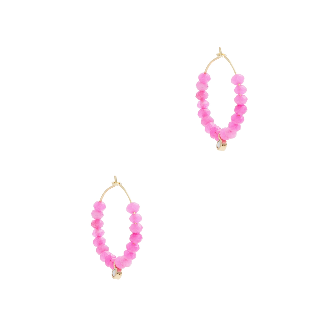Anni LU Pump Up The Jam 18kt Gold-plated Hoop Earrings