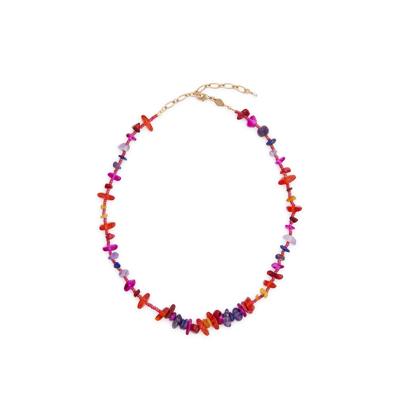 Anni LU Reef Beaded 18kt Gold-plated Necklace