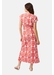 Red and white le lenu dress - Traffic People