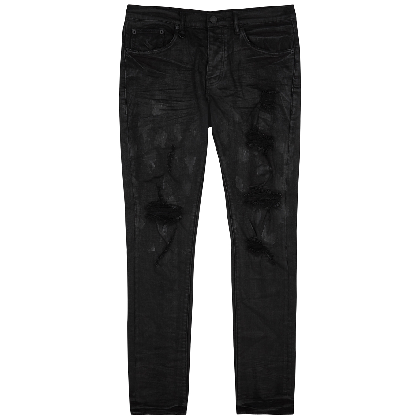 PURPLE Men's Buckshot Perforated Jeans | Smart Closet