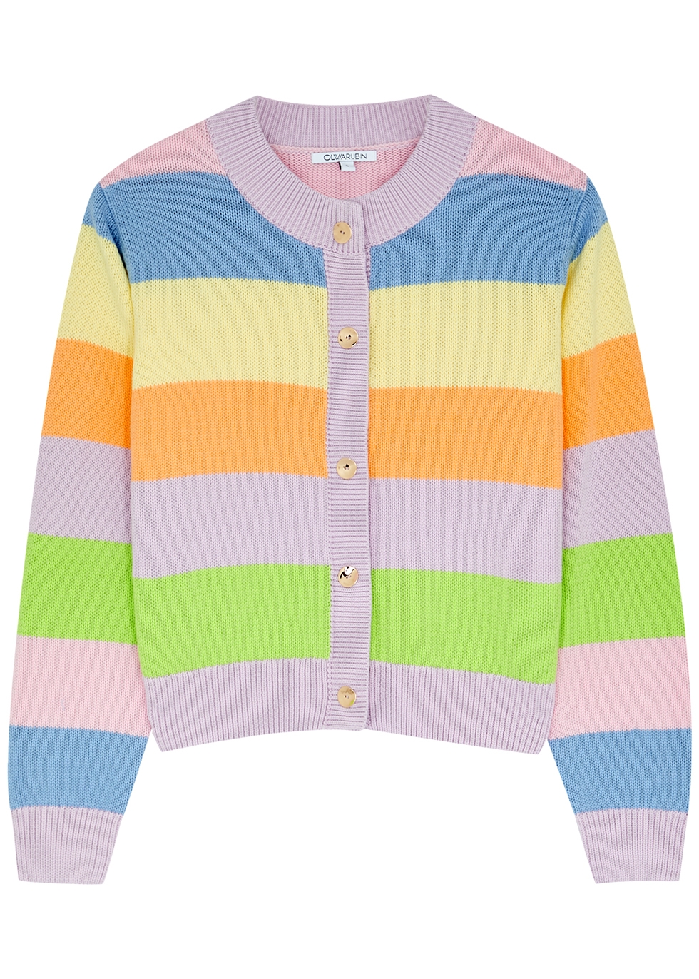 Olivia Rubin striped cotton cardigan - Multicolour
