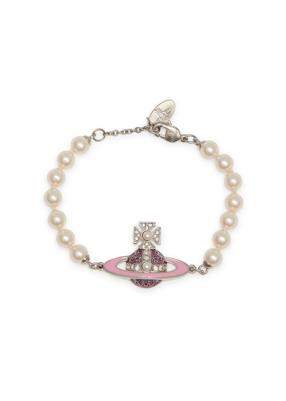 Vivienne Westwood Roxanne orb faux pearl bracelet - Harvey Nichols