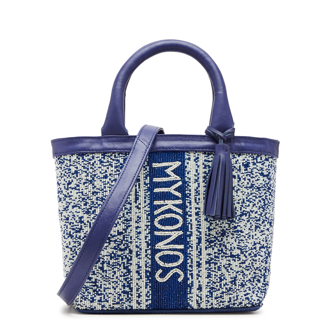 DE Siena Mykonos Beaded Top Handle Bag