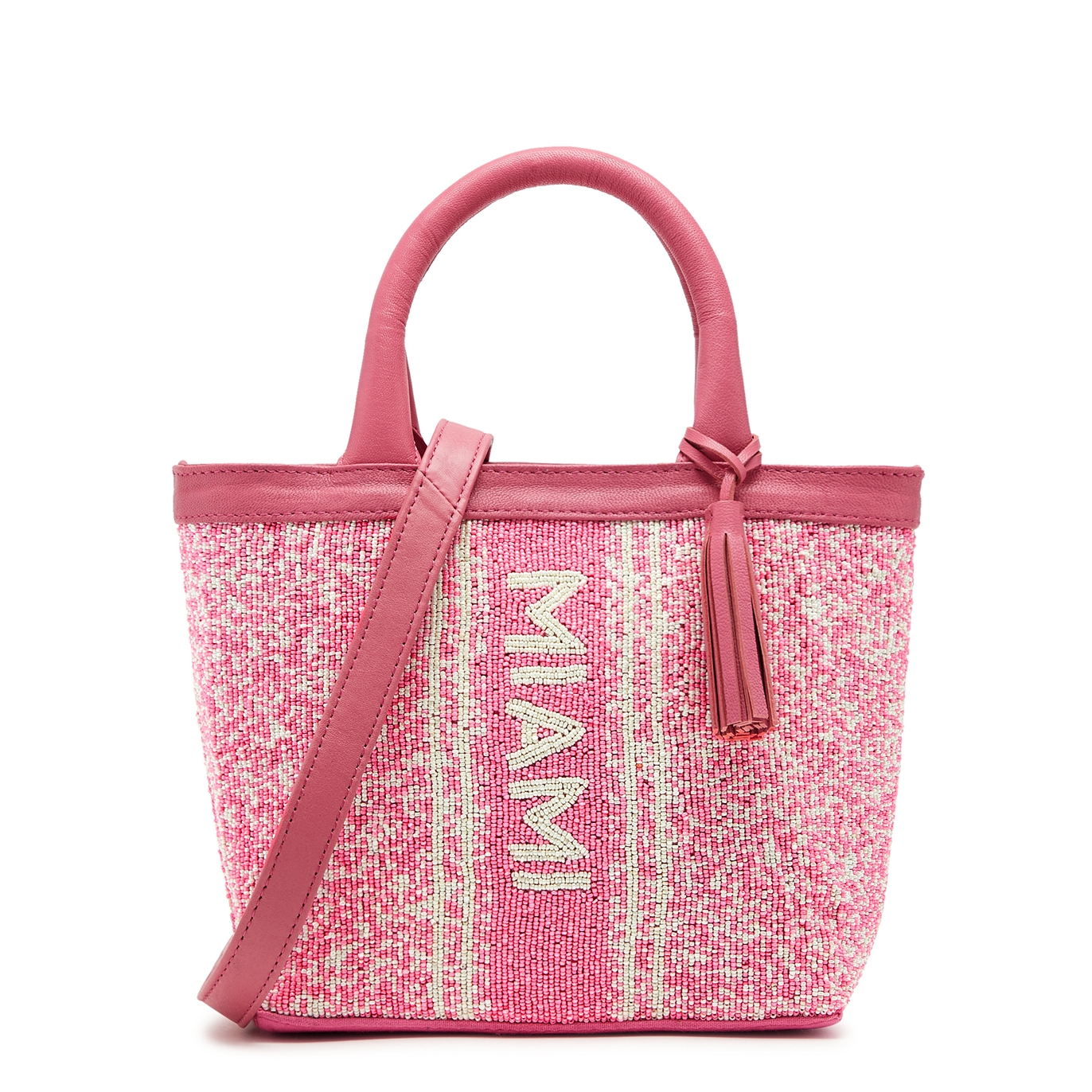 DE Siena Miami Beaded Top Handle Bag