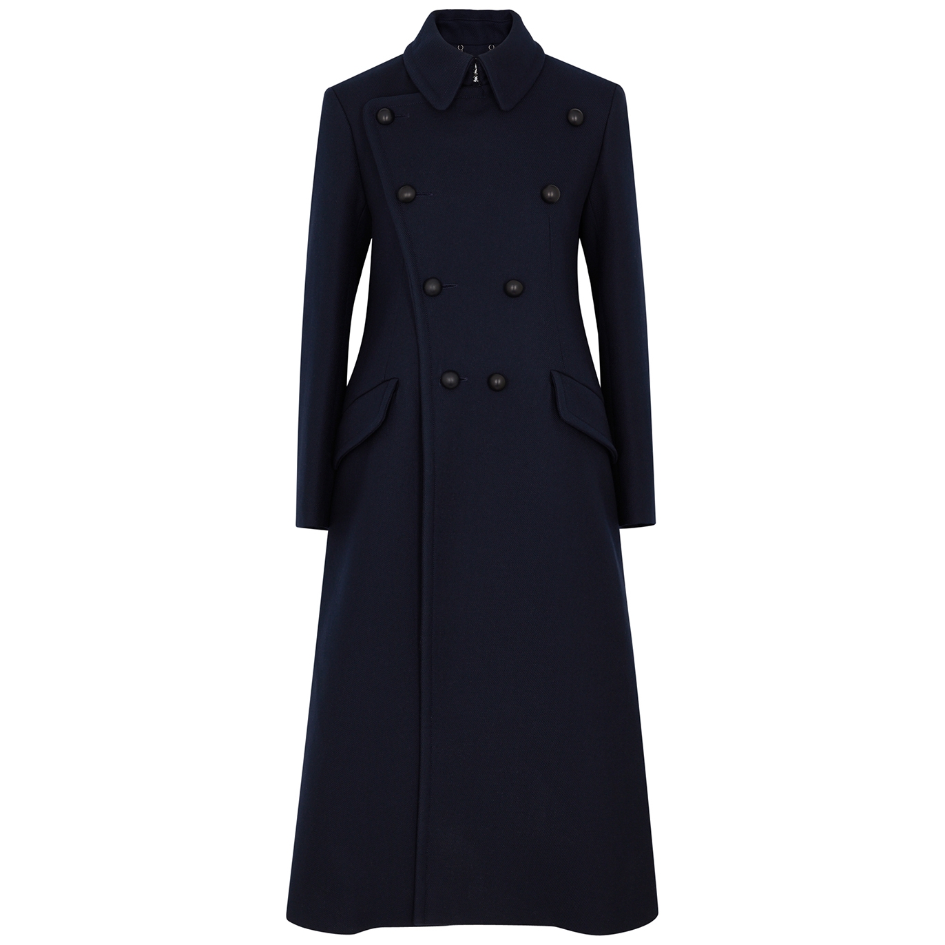 CHLOÉ DOUBLE-BREASTED WOOL-BLEND COAT