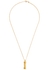 The Founding Pillar 24kt gold-plated necklace - Alighieri