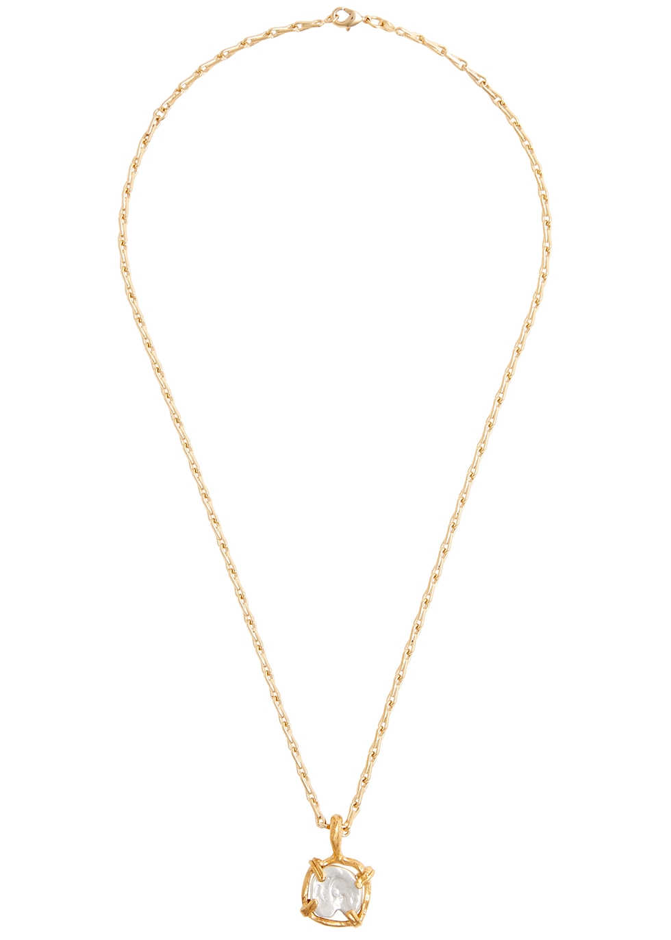 Alighieri The Gilded Frame 24kt gold-plated necklace - Harvey Nichols