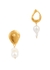 The Infernal Storm 24kt gold-plated drop earrings - Alighieri