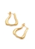 The Link Of Wanderlust 24kt gold-plated hoop earrings - Alighieri