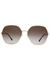Hexagon-frame sunglasses - Gucci