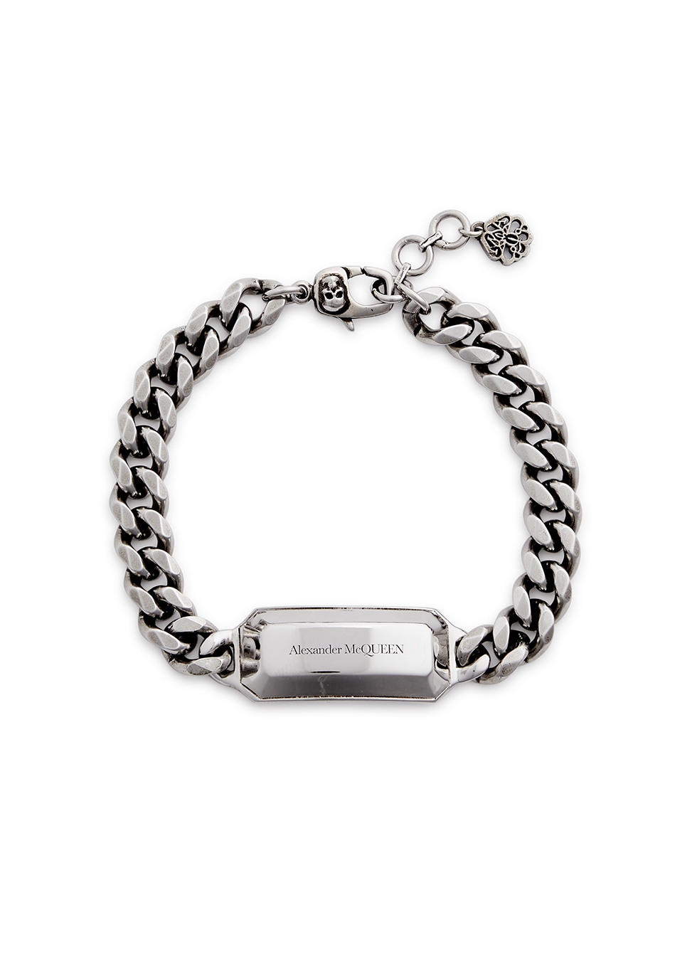 Alexander McQueen Logo-engraved chain bracelet - Harvey Nichols