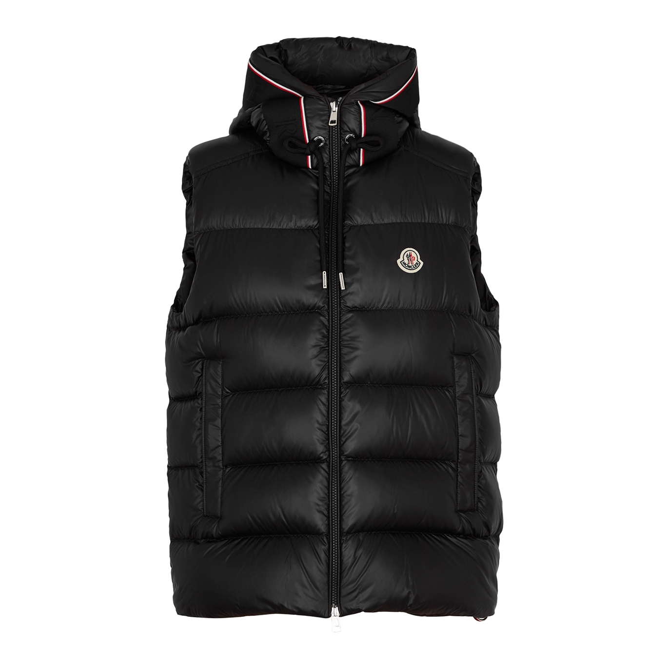 MONCLER LUIRO HOODED QUILTED SHELL GILET