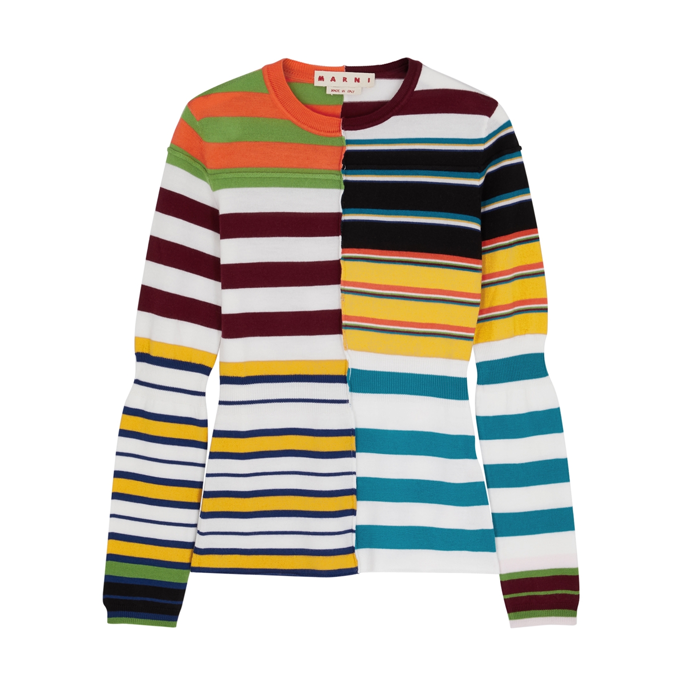Marni Striped Wool Jumper - Multicoloured - 12