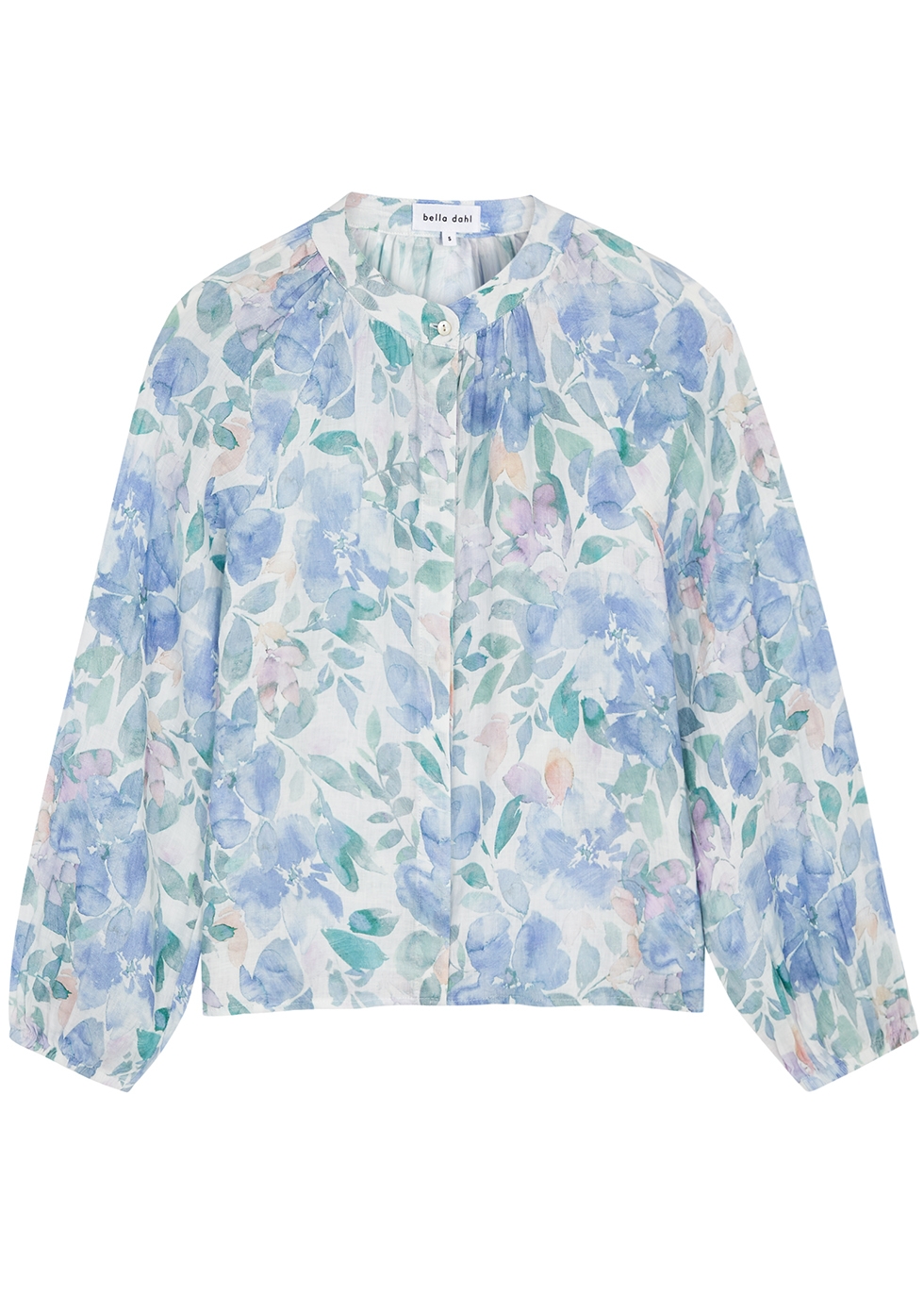 Bella Dahl Floral-print linen blouse - Harvey Nichols