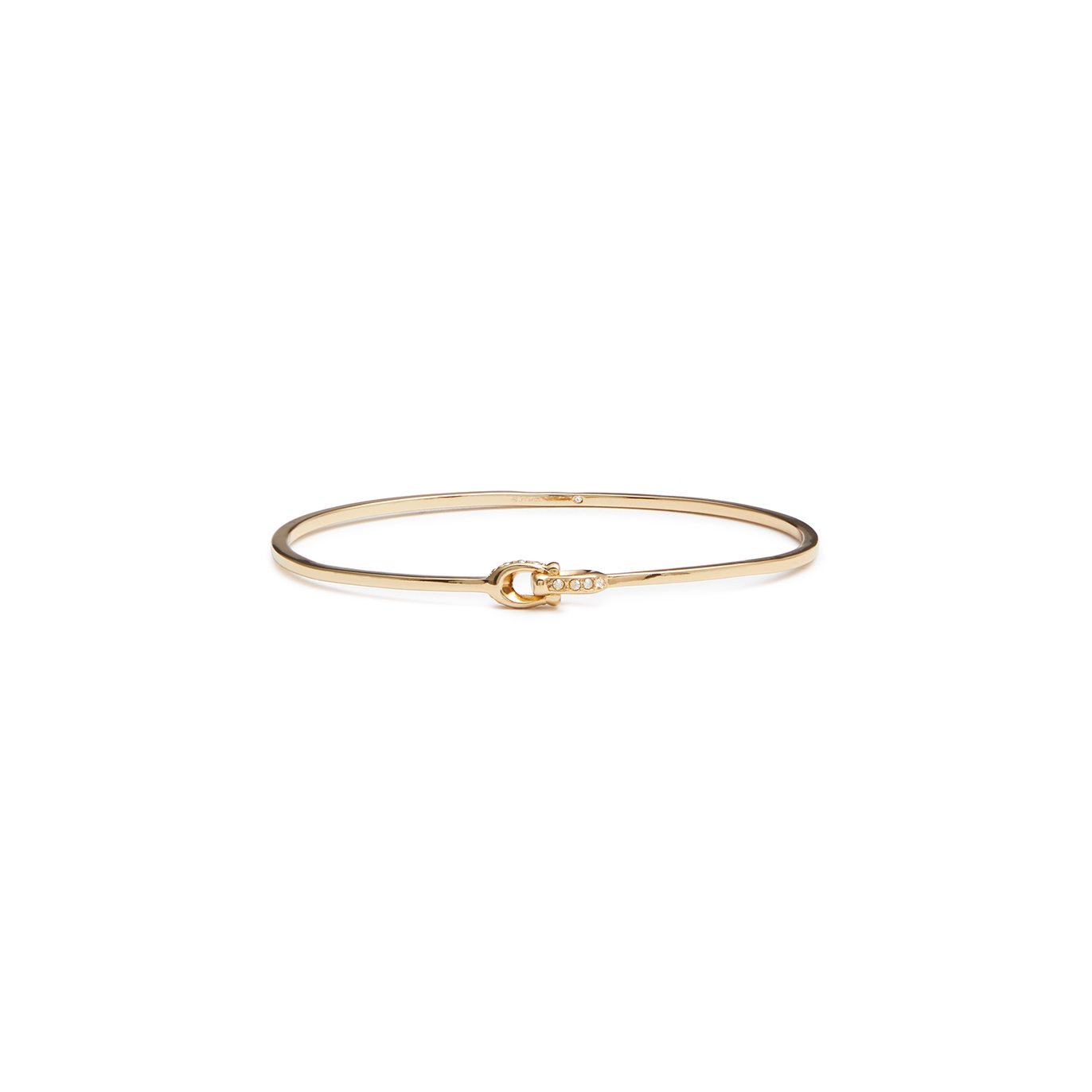 Coach Crystal-embellished Logo Bracelet - Gold - One Size