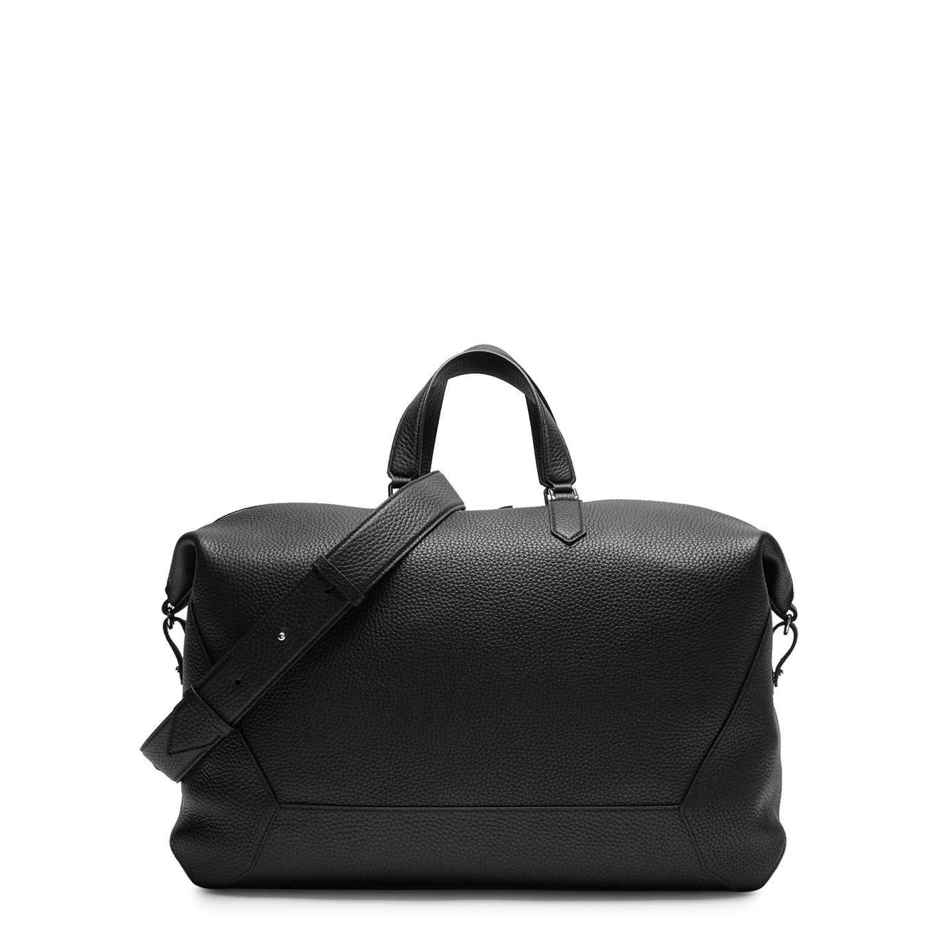 ALEXANDER MCQUEEN EDGE GRAINED LEATHER HOLDALL