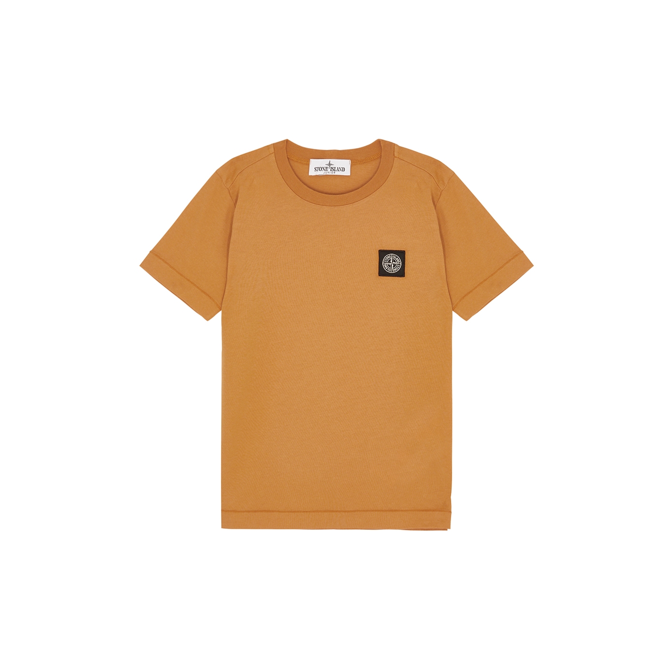 Stone Island Kids Logo Cotton T-shirt (6-8 Years) - Orange
