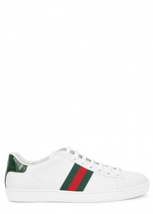 Gucci New Ace white leather sneakers 