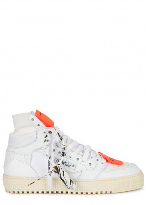 Off-White Off Court 3.0 white leather hi-top sneakers 
