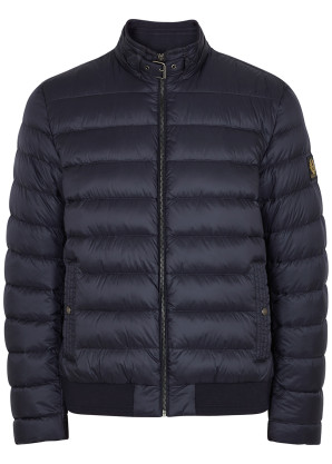 Belstaff Circuit navy quilted shell jacket 