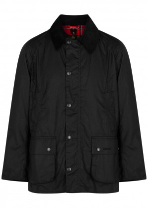 Barbour Ashby black waxed cotton jacket