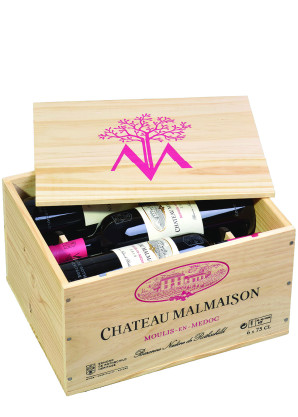 The Rothschild Collection Château Malmaison Moulis-en-Médoc 2015 - Original Wooden Case of Six