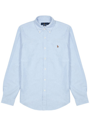 Polo Ralph Lauren Light blue cotton Oxford shirt 