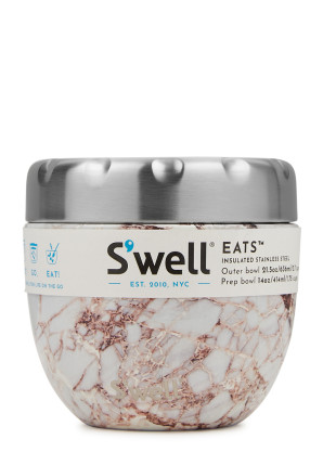 S'well Calacatta Eats stainless steel bowl