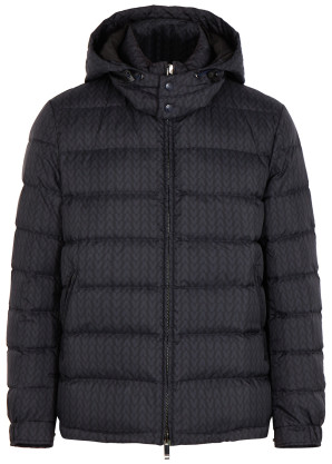 Valentino Logo-print quilted shell jacket