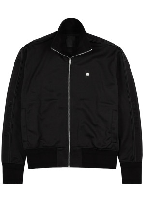 Givenchy Black jersey track jacket