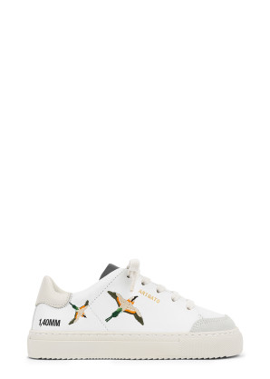 Axel Arigato KIDS Clean 90 white embroidered leather sneakers 