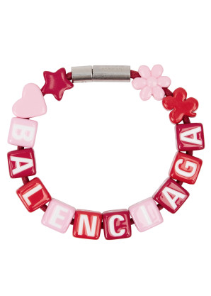 Balenciaga Toy logo beaded bracelet 