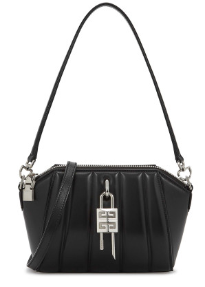 Givenchy Antigona Lock XS black leather cross-body bag 