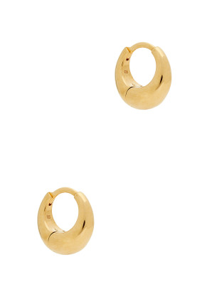 Otiumberg Mini Graduated 14kt gold vermeil hoop earrings